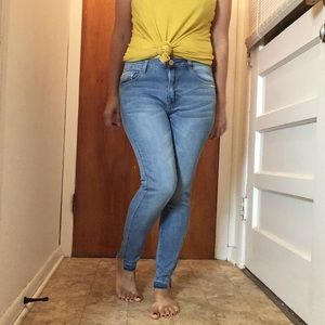 🆕New Light wash high waist jeans